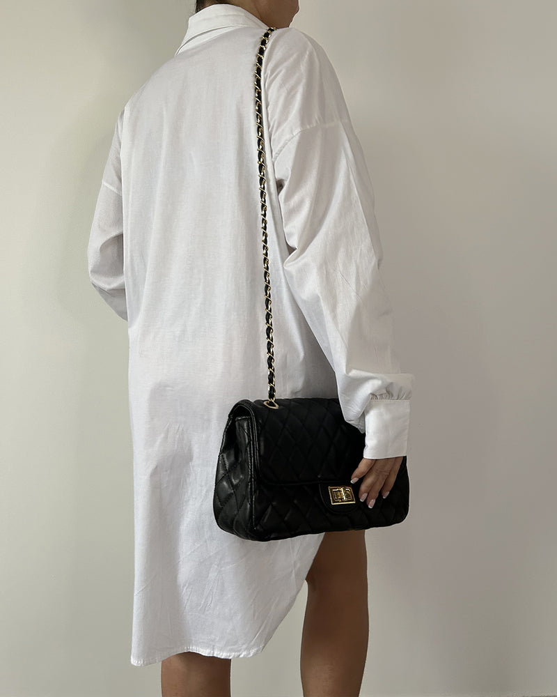robe/chemise oversize - blanche